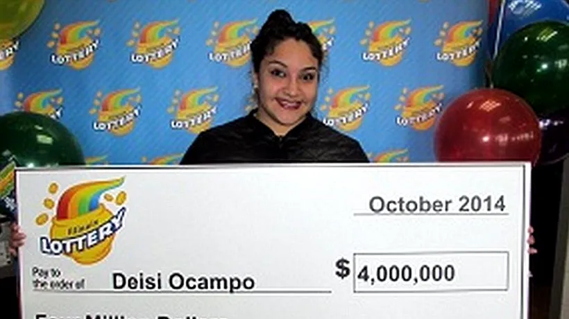 Surpriză pentru o adolescentă din Chicago care a câștigat 4 milioane de dolari la Loto 