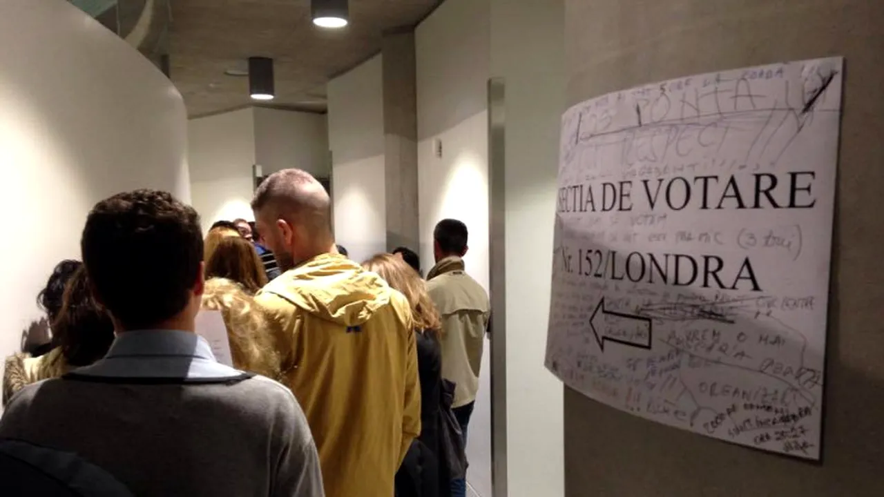 Un CALCUL SIMPLU din secțiile de votare din Londra dezvăluie ADEVĂRATA PROBLEMĂ a alegerilor din străinătate