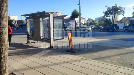 Imaginile au devenit VIRALE! Ireal unde a fost construită această stație de autobuz din Constanța