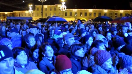 Mii de sibieni au cântat imnul național 