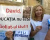 Profesorii protestează la ușa ministrului Educației. Se strigă DEMISIA!