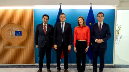 Sorin Grindeanu s-a întâlnit cu președinta Parlamentului European. 