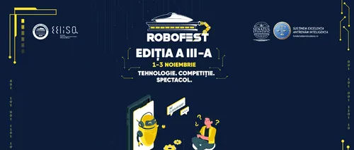 Cel mai mare festival european de TEHNOLOGIE la București. Roboți din filme SF se reunesc pentru trei zile la ROBOFEST 