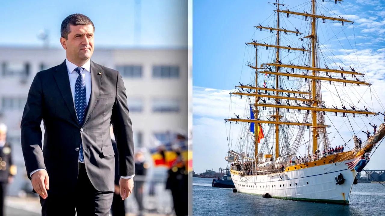Miruță a întâmpinat Bricul Mircea la sosirea din America: 