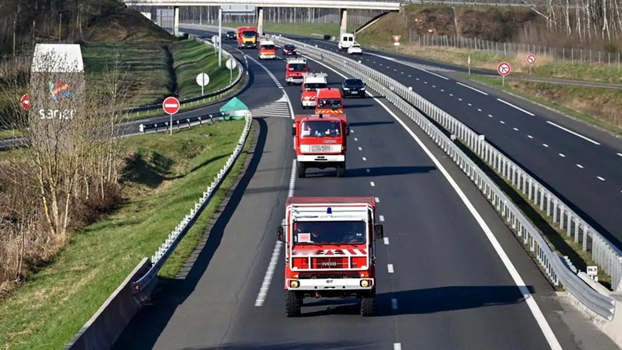 Al doilea convoi francez cu autospeciale de intervenție și materiale medicale pentru Ucraina a ajuns în hubul de la Suceava