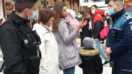 Aproximativ 100 de refugiaţi din Ucraina ajung astăzi în Gara de Nord din Bucureşti