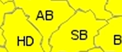 PROGNOZA METEO. COD GALBEN de ploi, vânt și vijelii începând din această noapte