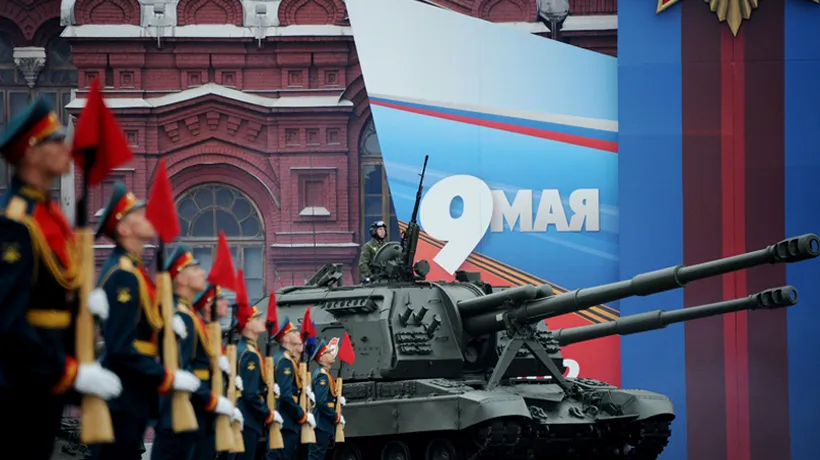 Paradă militară în Piața Roșie din Moscova, pentru a sărbători victoria din 1945 - VIDEO