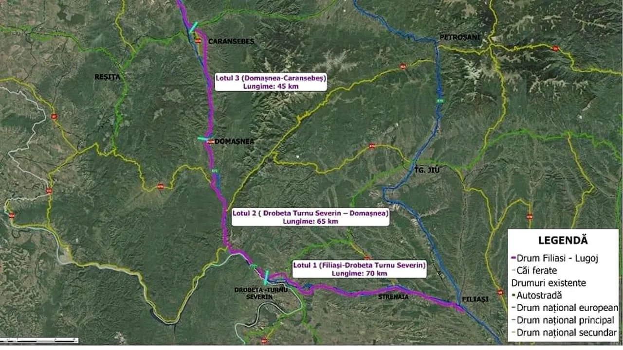 CNAIR a semnat contractul privind​ elaborarea studiului de fezabilitate pentru “Drum de mare viteză Caransebeș - Lugoj”