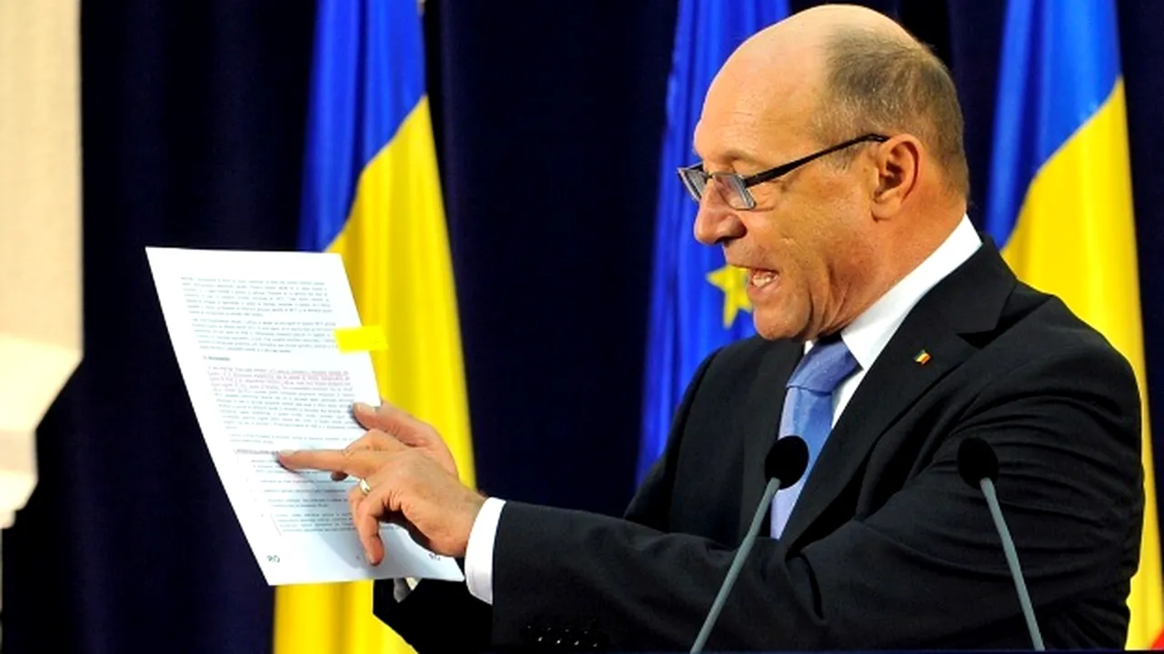 Băsescu, în Parlament: 
