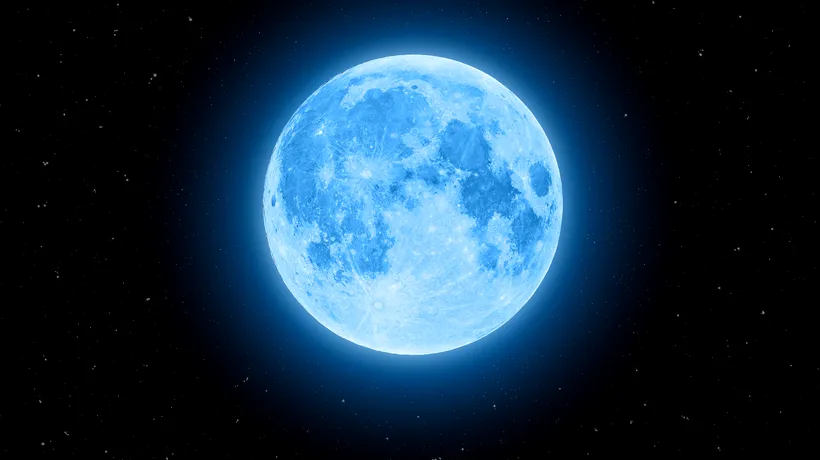 ”Luna albastră”, spectacol pe cer la final de august. Ce este ”Blue Moon”