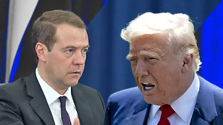 Donald Trump îl AMENINȚĂ pe Dmitri Medvedev. „Să aibă grijă ce vorbește. Intră într-un teritoriu periculos”. Cum răspunde fostul președinte rus