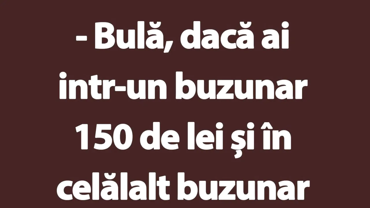 BANC | Bulă și problema de matematică