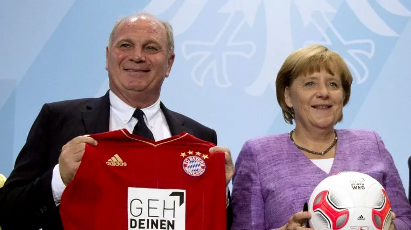 Angela Merkel este dezamăgită de Uli Hoeness, anchetat pentru fraudă fiscală