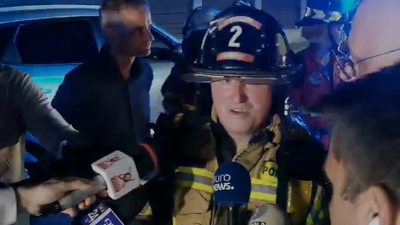 VIDEO | Colonelul Irinel Precup, rănit în exploziile de la Crevedia. Ce a răspuns acesta când jurnaliștii i-au cerut să le arate mâinile