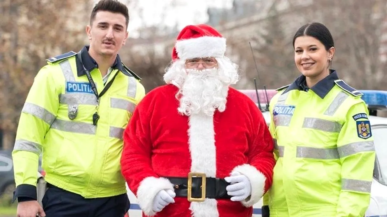 Mesajul MAI de Ajun: Sania este echipată pentru sezonul rece. Moșul respectă legea. Fii și tu ca Moșul!