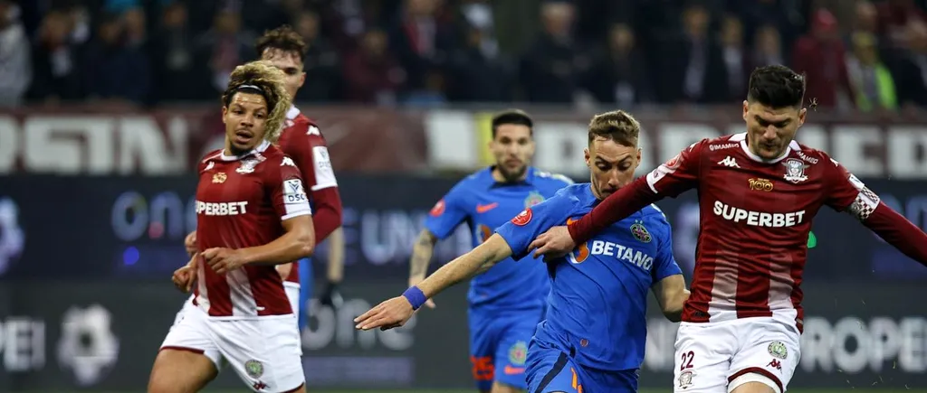 Rapid a umilit FCSB, 4-0, în derby-ul din ultima etapa a sezonului regulat din Superliga. Cum arată programul play-off-ului