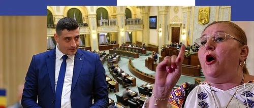 VIDEO | Moțiunea împotriva lui Marcel Ciolacu bagă scandal în Parlamentul României. Ce și-au spus George Simion și Diana Șoșoacă?