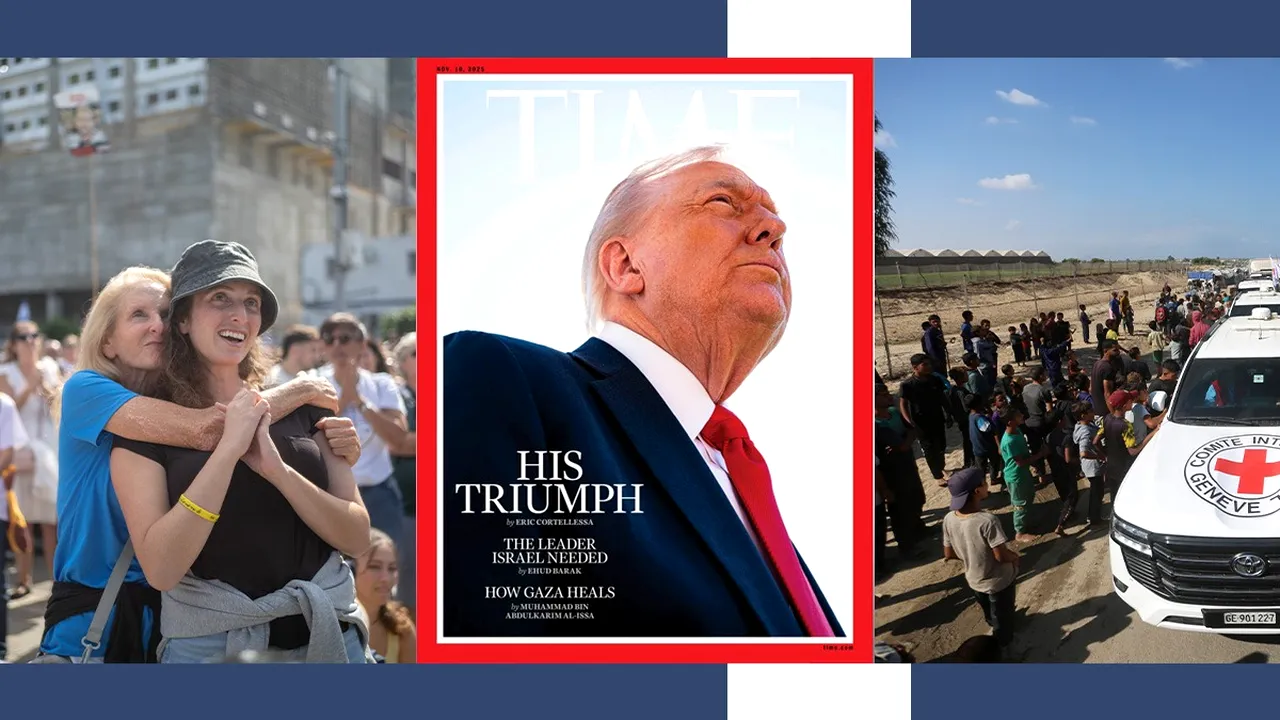 Revista TIME îl pune pe TRUMP pe copertă: Acordul din Gaza este TRIUMFUL președintelui SUA, un punct de inflexiune pentru Orientul Mijlociu