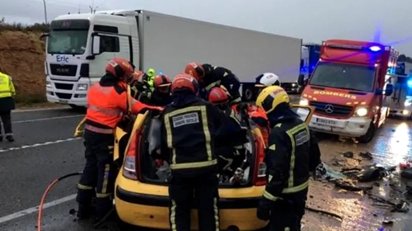 Tragedie în Spania. Patru români au murit în două accidente rutiere, alți doi români au fost grav răniți