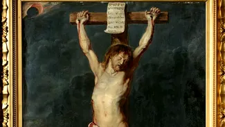 Pictura lui Rubens „Cristos pe cruce”, considerată pierdută de mai bine de 400 de ani, a fost vândută la licitație la Versailles pentru 2,3 milioane €