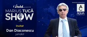 Marius Tucă Show începe luni, 18 noiembrie, de la ora 20:00, live pe Gândul. Invitat: Dan Diaconescu