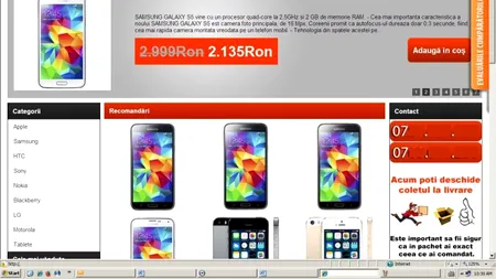 Evaziune de 1,37 milioane de euro din neplata TVA la telefoanele vândute online 