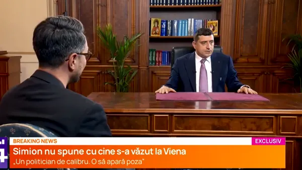 Cu cine s-a întâlnit George Simion la Viena / „Un politician de CALIBRU. O să apară poza”