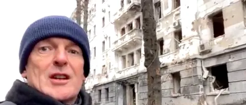 VIDEO | Harkov, orașul complet distrus de ruși: străzi acoperite de moloz, cratere de bombe și ruine. Jurnalist Al Jazeera: Este o scenă absolut șocantă de distrugere și mizerie