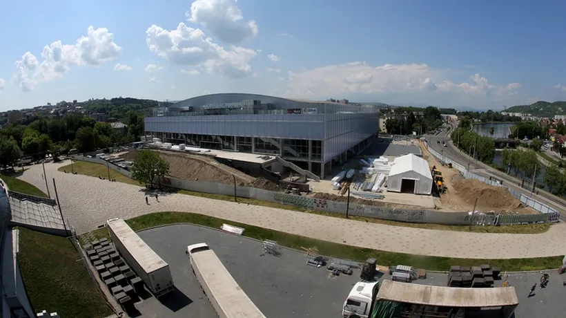 Noua Sală Polivalentă din Cluj-Napoca, finalizată în proporție de 95 la sută. Când ar trebui să fie inaugurată