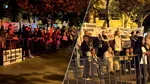 A noua noapte de proteste în fața Arestului Central, unde este închis Călin Georgescu. 150 de oameni scandează lozinci de susținere pentru fostul candidat la alegerile prezidențiale
