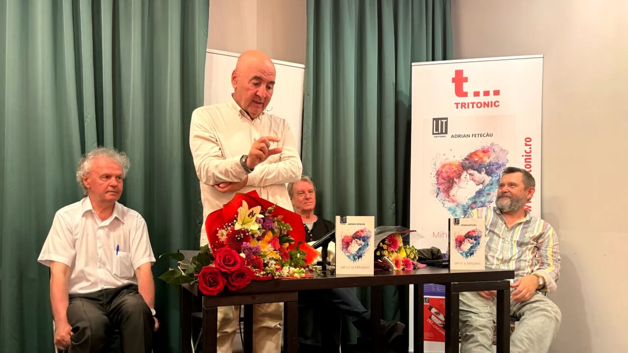Adrian Fetecău, fondatorul grupului „Vouă”, a lansat romanul „Mihai și Mihaela”. „O Filozofie a Iubirii”