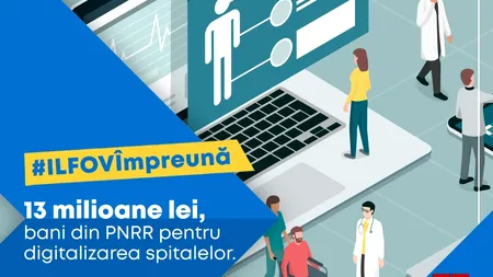 Președintele CJ ILFOV digitalizează spitalele cu bani din PNRR/Peste 10 milioane de EURO vor fi investiți