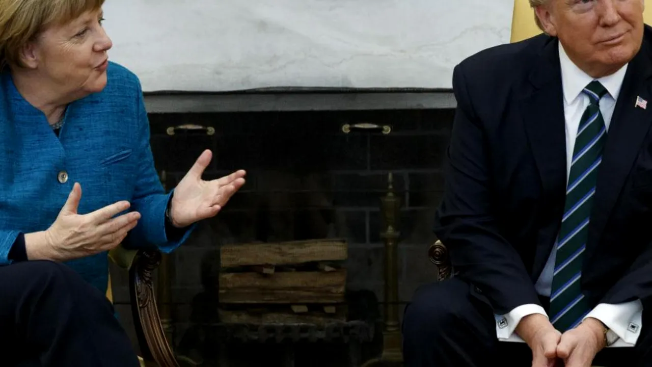 Donald Trump, după întâlnirea cu Angela Merkel, de la Casa Albă: Este 