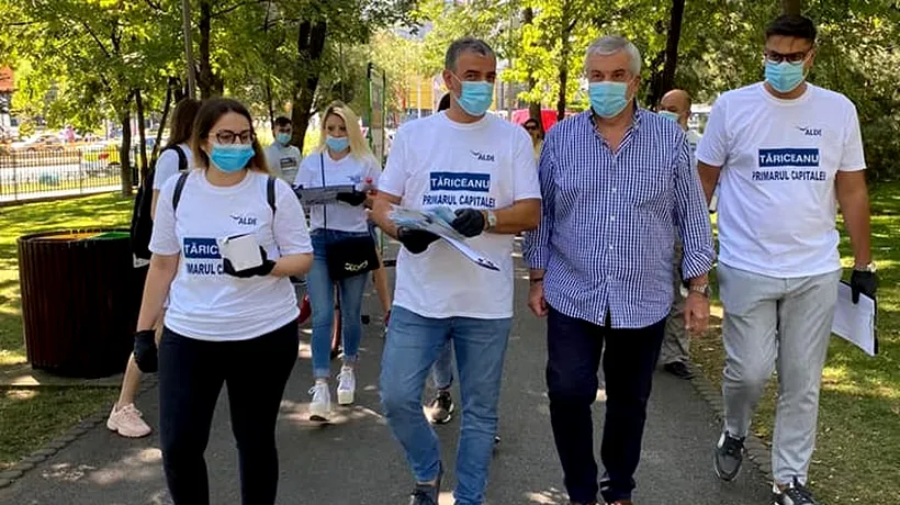 Călin Popescu Tăriceanu strânge semnături pentru candidatura la Primăria Capitalei: ”Oamenii sunt buni, amabili și primitori, dar frica de infectare cu virus își pune amprenta pe campania electorală”