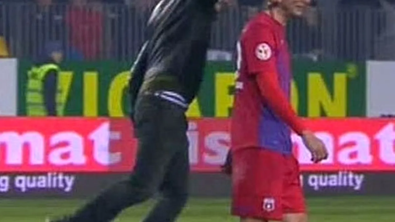 Instanța discută luni termenii împăcării fotbalistului Galamaz cu suporterul care l-a lovit. Agresorul stelistului a fost condamnat la 3 ani de închisoare cu suspendare