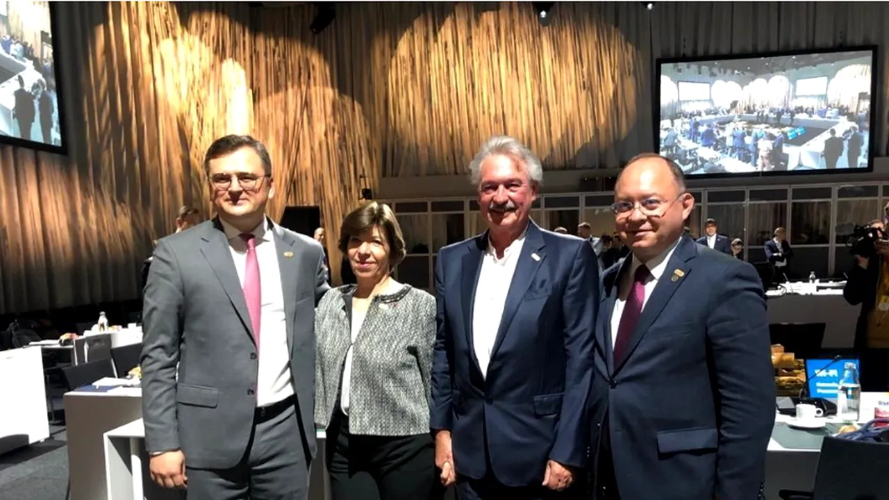 Bogdan Aurescu a participat la reuniunea informală a miniștrilor afacerilor externe din statele UE cu ministrul de externe ucrainean Dmytro Kuleba