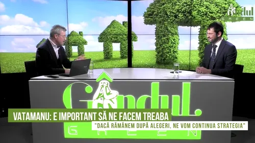 GÂNDUL GREEN. Dan-Cătălin Vatamanu, președintele Agenției Fondului de Mediu: „România este pe locul doi în lume la calitatea solului”