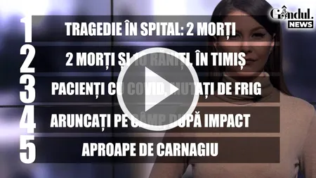 GÂNDUL NEWS. O nouă tragedie într-un spital din România