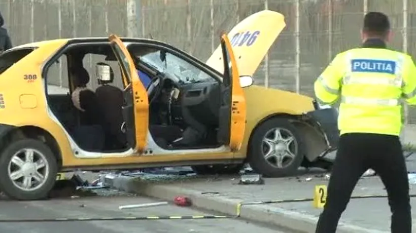 Pasagera unui taxi din București a murit după ce șoferul a pierdut controlul volanului