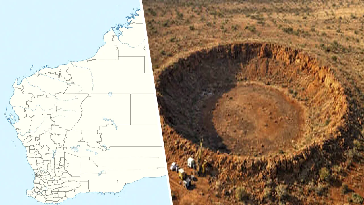 În 2007, un geolog a observat un cerc uriaș pe Google Earth, cu diametrul de 260 de metri. În 2012, minerii au descoperit acolo ceva neobișnuit