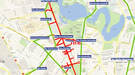 HARTA străzilor blocate pentru repetițiile la parada militară de Ziua Națională a României
