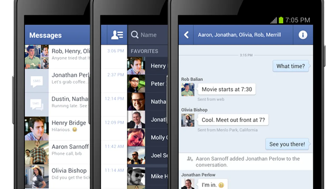 Noul serviciu Facebook Messenger a ajuns la peste 500 de milioane de utilizatori