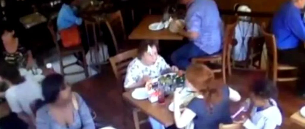 VIDEO. Ce au surprins camerele de supraveghere dintr-un restaurant african