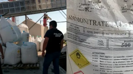 După explozia din Beirut, tot mai multe nereguli ies la iveală în România! Polițiștii au descoperit 29 de tone de azotat de amoniu depozitate necorespunzător în portul Brăila