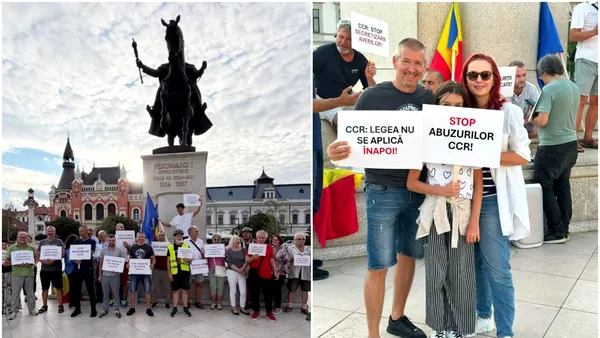 La Oradea întreaga organizație USR s-a mobilizat pentru Dominic Fritz, sub forma unui protest “spontan”