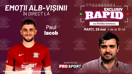 EXCLUSIV RAPID - iese Gâlcă, intră Pancu! Intrăm în direct cu voi la 16:45, pe YouTube și Facebook - ProSport