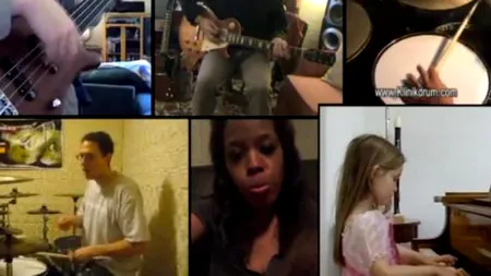 A lansat o piesă după ce a compilat mai multe clipuri de pe Youtube. Rezultatul este unul spectaculos