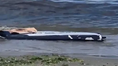 O nouă dronă și-a făcut apariția pe litoralul românesc. Ce au găsit geniștii pe plajă la Capu Midia