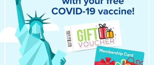 Primarul New York-ului anunță un „premiu” de 100 de dolari pentru persoanele care se vaccinează